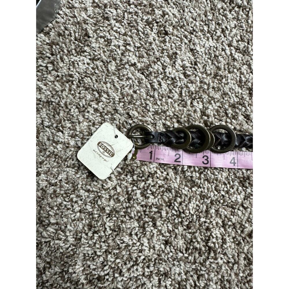 Fossil Multi Ring Keeper Chocolate Brown Leather … - image 4